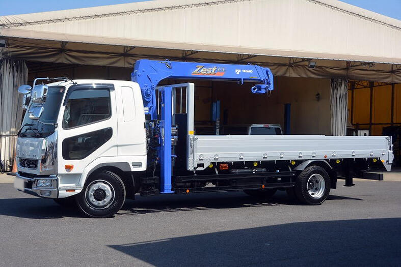 三菱 ファイター 中型/増トン 車両重機運搬 セルフローダー 2KG-FK62FZ