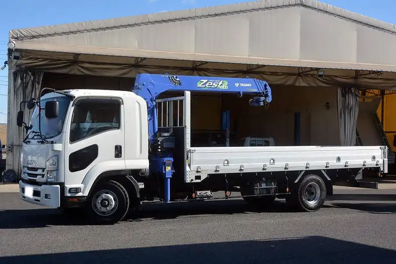 いすゞ フォワード 中型/増トン クレーン付 アルミブロック 4段 の中古トラック【車両No.129850】