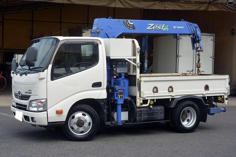 日野 デュトロ 小型 クレーン付 ショート TKG-XZU675M