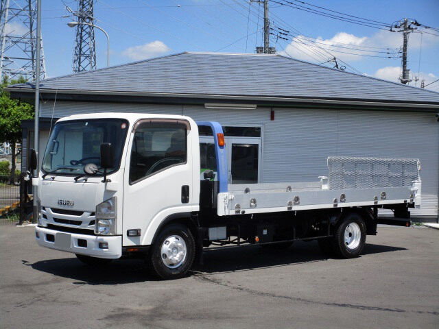 いすゞ エルフ 小型 車両重機運搬 セーフティーローダー TKG-NPR85YN