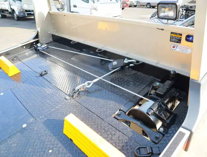 三菱 キャンター 小型 車両重機運搬 ラジコン ウインチの中古トラック画像8