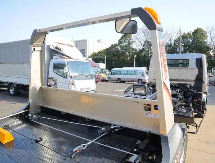 三菱 キャンター 小型 車両重機運搬 ラジコン ウインチの中古トラック画像9