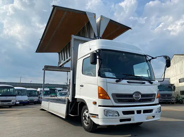 日野 レンジャー 中型/増トン ウイング パワーゲート エアサスの中古トラック画像3