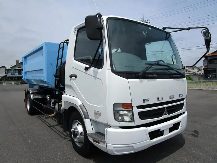三菱 ファイター 中型/増トン アームロール コンテナ付き ツインホイストの中古トラック画像3