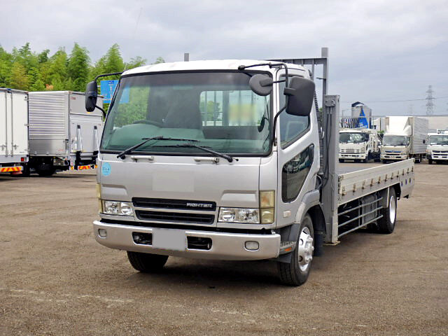 三菱 ファイター 中型 車輌重機運搬 ウインチ PA-FK71RJ|画像1