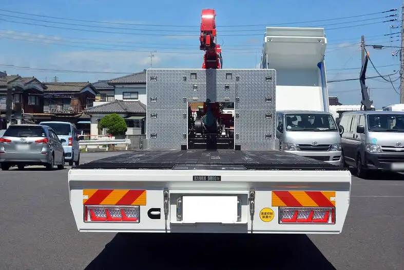三菱 ファイター 中型/増トン 車両重機運搬 4段クレーン ラジコンの中古トラック画像3