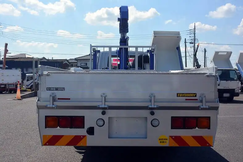 三菱 ファイター 中型/増トン 車両重機運搬 4段クレーン ラジコンの中古トラック画像3