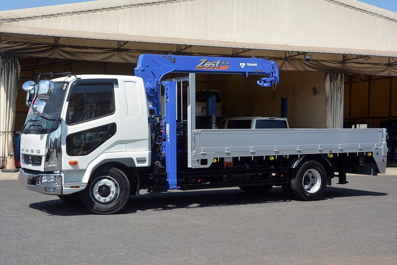 三菱 ファイター 中型/増トン 車両重機運搬 セルフローダー 2KG-FK62FZ