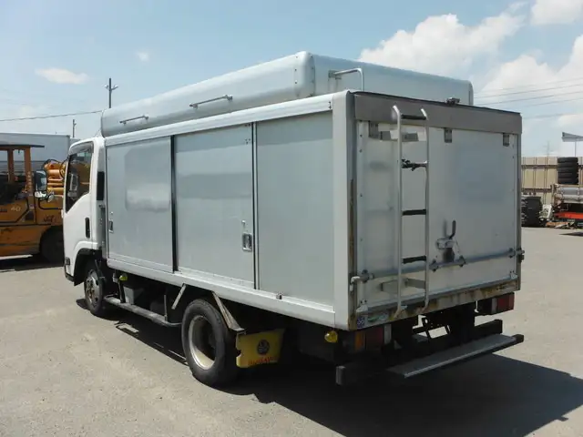 いすゞ エルフ 小型 アルミバン ボトルカー サイドドアの中古トラック画像4