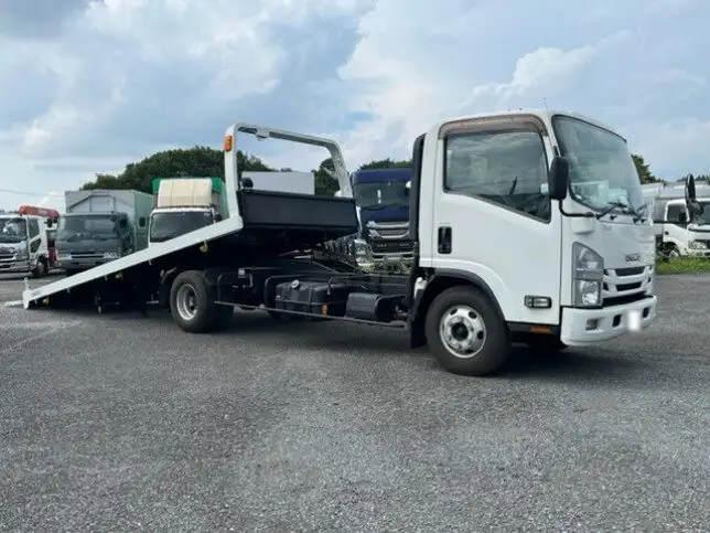 いすゞ エルフ 小型 車両重機運搬 ラジコン ウインチの中古トラック画像5