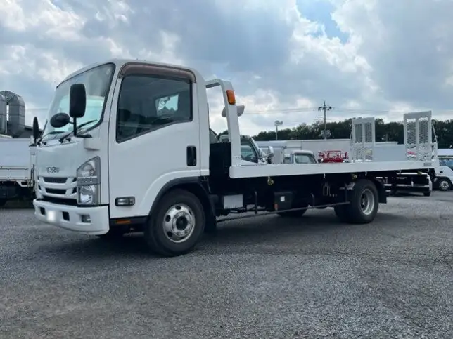 いすゞ エルフ 小型 車両重機運搬 ラジコン ウインチの中古トラック画像1