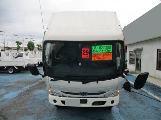日野 デュトロ 小型 アルミバン ボトルカー サイドドアの中古トラック画像2