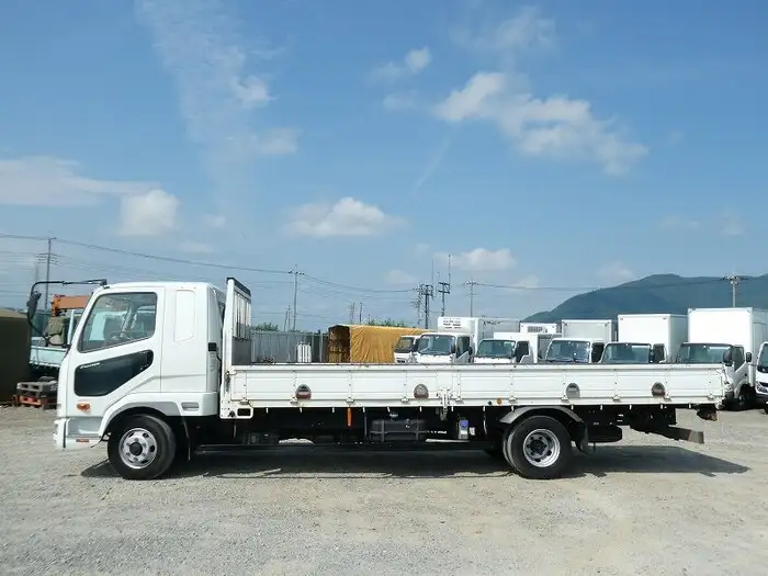 三菱 ファイター 中型/増トン 平ボディ ベッド SKG-FK61Fの中古トラック画像3