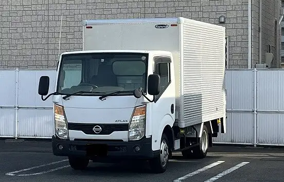 日産 アトラス 小型 アルミバン パワーゲート 床鉄板の中古トラック画像1