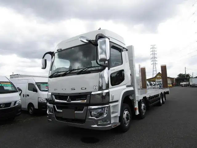 三菱 スーパーグレート 大型 車両重機運搬 ハイルーフ ウインチの中古トラック画像1