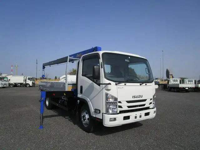 いすゞ エルフ 小型 クレーン付 アルミブロック 4段の中古トラック画像2