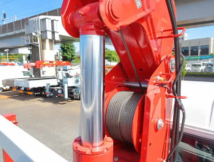 三菱 キャンター 小型 車両重機運搬 ラジコン フックインの中古トラック画像8