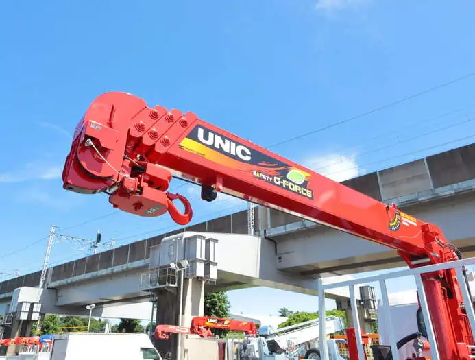 三菱 キャンター 小型 車両重機運搬 4段クレーン ラジコンの中古トラック画像6