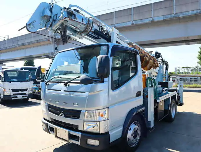 三菱 キャンター 小型 高所・建柱車 建柱車 TKG-FEA80の中古トラック画像1