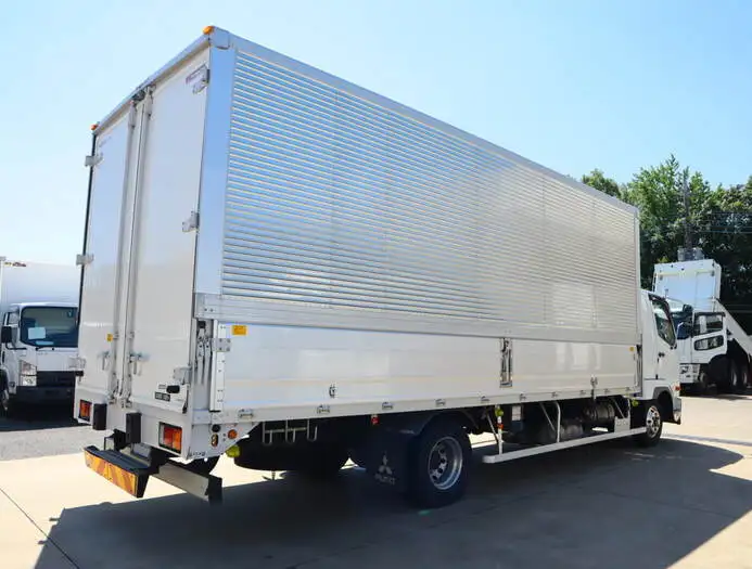 三菱 ファイター 中型/増トン ウイング ベッド 2KG-FK61Fの中古トラック画像2