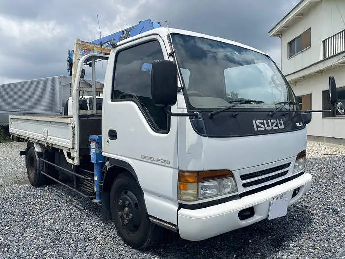 いすゞ エルフ 小型 クレーン付 4段 ラジコンの中古トラック画像2