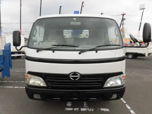 日野 デュトロ 小型 クレーン付 床鉄板 4段の中古トラック画像2