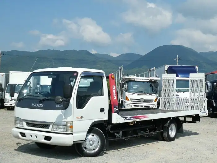 いすゞ エルフ 小型 車両重機運搬 セーフティーローダー KR いすゞ エルフ 小型 車両重機運搬 セーフティーローダー KR
