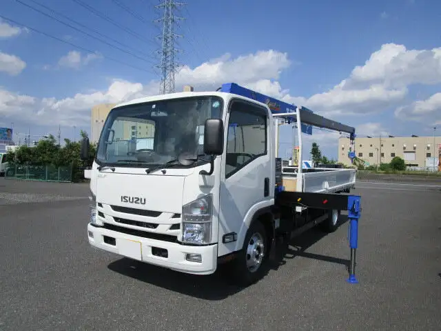 いすゞ エルフ 小型 クレーン付 4段 ラジコン の中古トラック【車両No.131247】