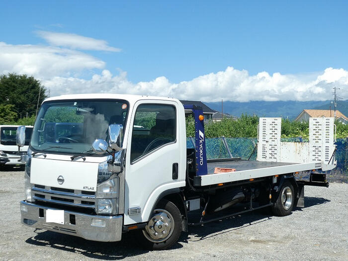 日産 アトラス 小型 車両重機運搬 セーフティーローダー SKG-APR85AN