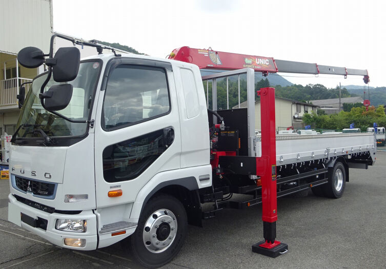 三菱 ファイター 中型/増トン 車両重機運搬 セルフローダー 2KG-FK62FZ