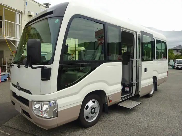 トヨタ コースター 小型 バス マイクロバス SKG-XZB60の中古トラック画像1