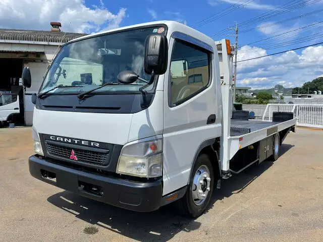 三菱 キャンター 小型 車両重機運搬 ラジコン ウインチの中古トラック画像2
