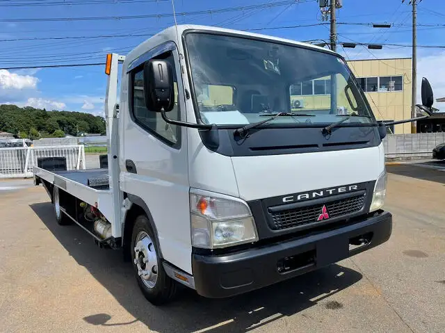 三菱 キャンター 小型 車両重機運搬 ラジコン ウインチの中古トラック画像4
