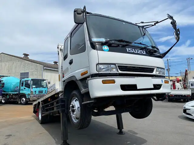 いすゞ フォワード 中型/増トン 車両重機運搬 ウインチ ベッドの中古トラック画像3