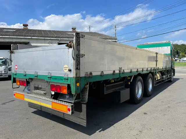 日産UD クオン 大型 平ボディ アルミブロック エアサスの中古トラック画像3