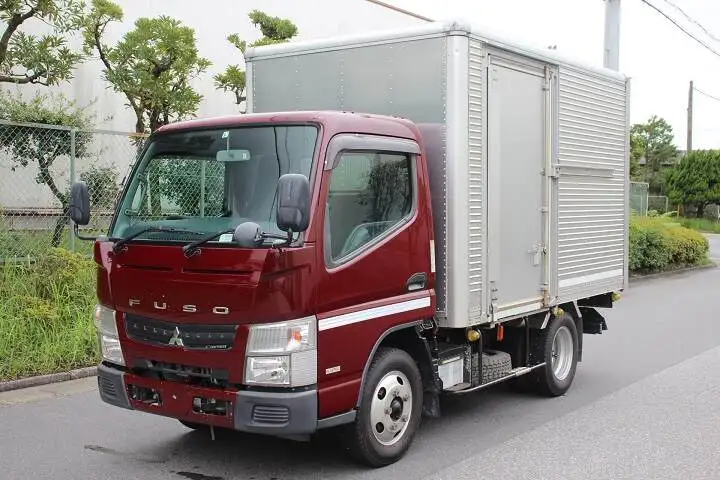 三菱 キャンター 小型 アルミバン サイドドア シャッター式｜画像1