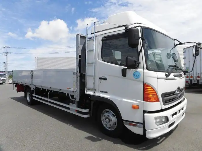 日野 レンジャー 中型/増トン 平ボディ アルミブロック ベッドの中古トラック画像2