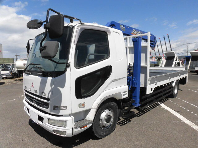 三菱 ファイター 中型/増トン 車両重機運搬 セルフローダー PA-FK61RX