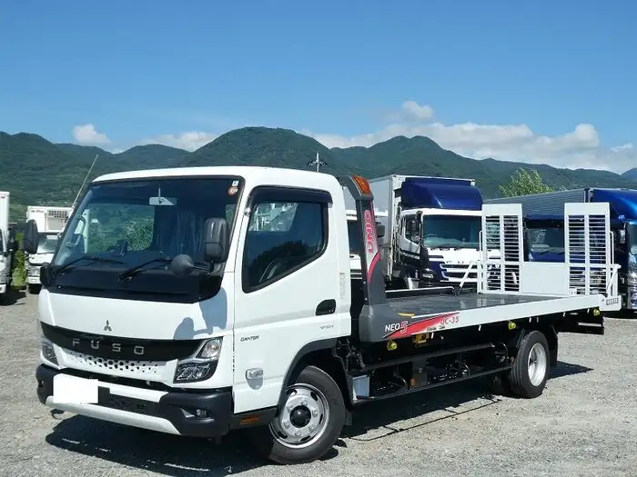 三菱 キャンター 小型 車両重機運搬 ラジコン ウインチの中古トラック画像1