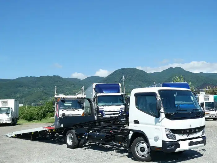 三菱 キャンター 小型 車両重機運搬 ラジコン ウインチの中古トラック画像2