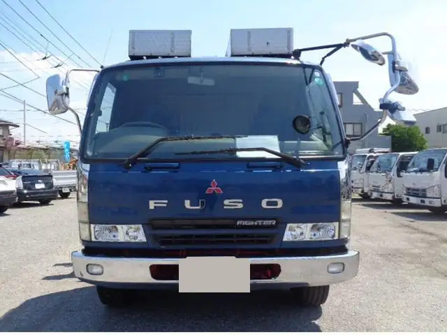 三菱 ファイター 中型/増トン 車両重機運搬 4段クレーン フックインの中古トラック画像2