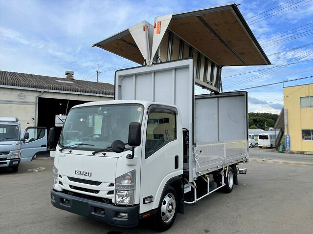 いすゞ エルフ 小型 ウイング ワイドロング TPG-NPR85AN