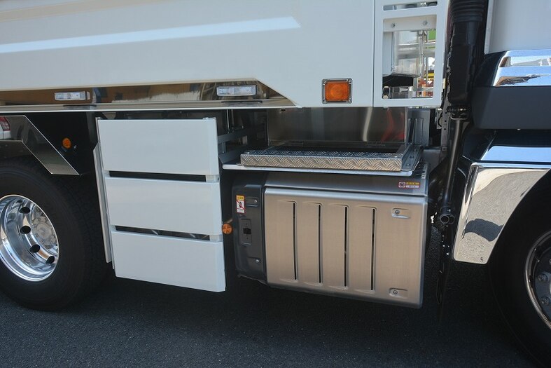 三菱 スーパーグレート 大型 ダンプ 強化 ハイルーフ|画像16