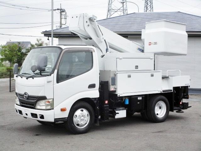 日野 デュトロ 小型 高所・建柱車 高所作業車 SKG-XZU600X｜画像1