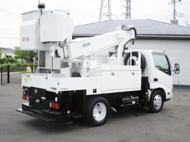 日野 デュトロ 小型 高所・建柱車 高所作業車 SKG-XZU600Xの中古トラック画像2