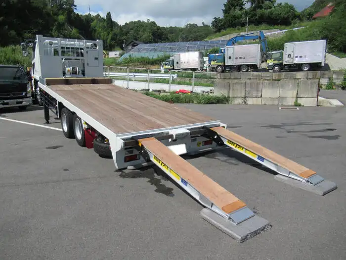 三菱 ファイター 中型/増トン 車両重機運搬 ウインチ ベッドの中古トラック画像4