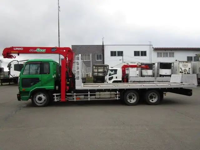 日産UD コンドル 中型/増トン 車両重機運搬 4段クレーン ウインチの中古トラック画像4