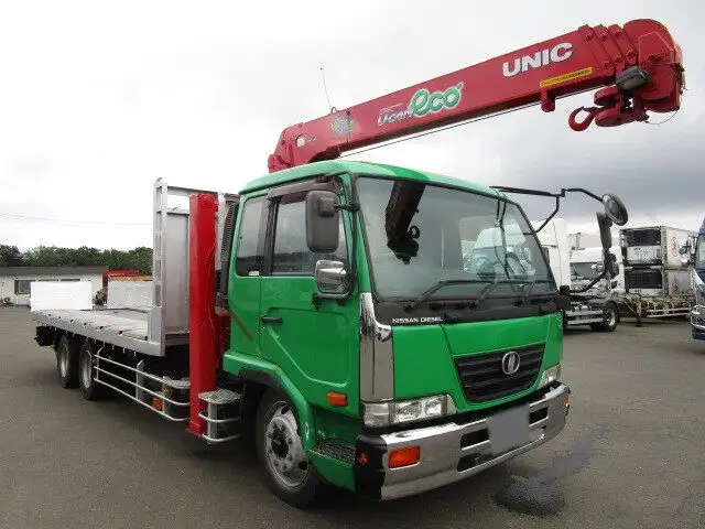 日産UD コンドル 中型/増トン 車両重機運搬 4段クレーン ウインチの中古トラック画像2
