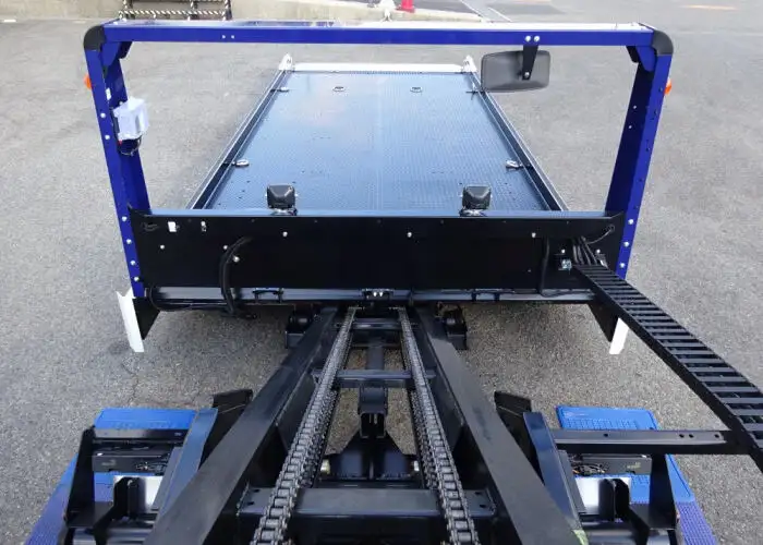 三菱 キャンター 小型 車両重機運搬 ラジコン ウインチの中古トラック画像8