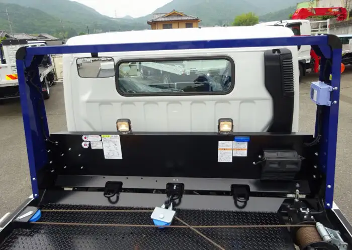 三菱 キャンター 小型 車両重機運搬 ラジコン ウインチの中古トラック画像8